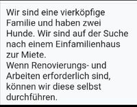 Wir suchen Einfamilienhaus zur mieten Baden-Württemberg - Gaildorf Vorschau