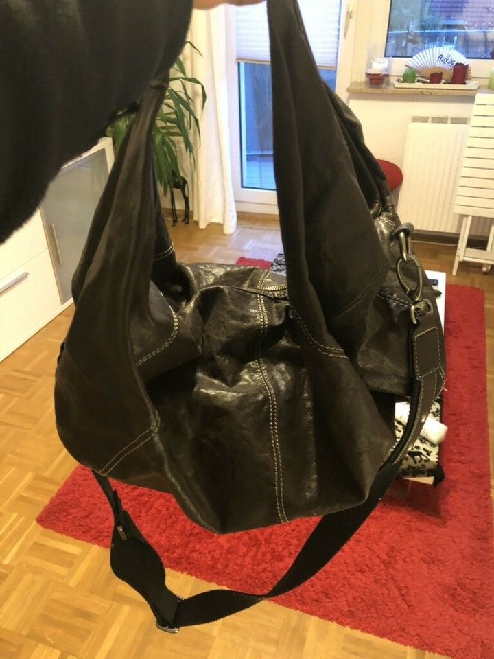 Gerne Angebote!!!! JETTE JOOP LEDERHANDTASCHE DUNKELBRAUN Nwertig in Essen