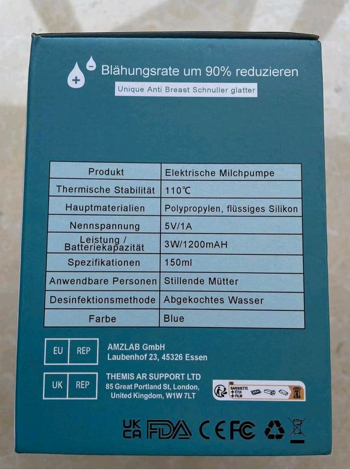 Elektrische Milchpumpe Doppel Milchpumpe 3 Modi in Rödermark