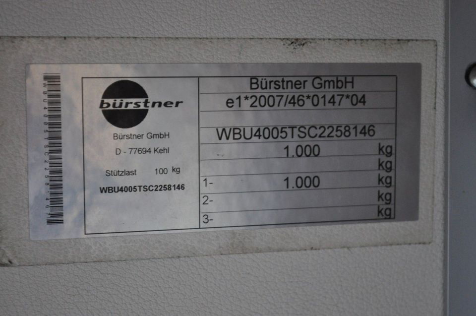 Bürstner Premio 400 TS Antischlinger-Guter Zustand in Ganderkesee