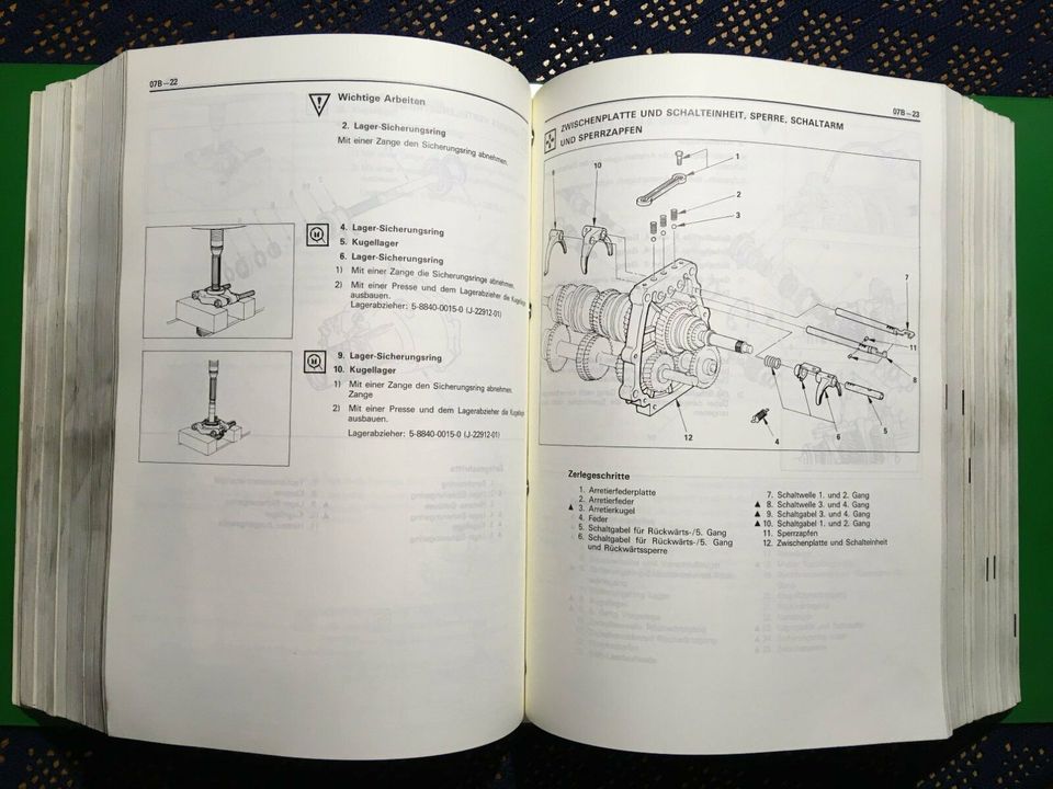 Reparaturanleitung Werkstatthandbuch Isuzu Trooper 1986 UBS Serie in Burgwald