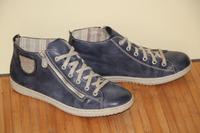 ❤️ TOP High Sneaker RIEKER ANTISTRESS Gr. 40 Leder blau Niedersachsen - Jork Vorschau