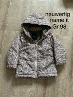 name it Mödchen Jacke Gr. 98 geblümt rosa dunkelgrün Winter warm Niedersachsen - Bohmte Vorschau