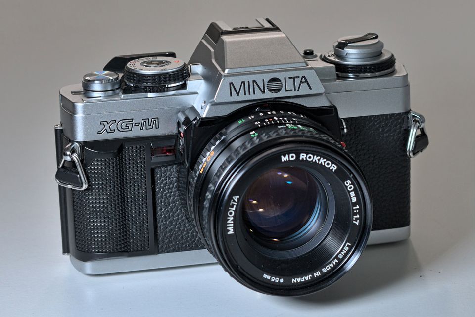 Minolta XGM + MD 50mm 1:1.7 + Neue Dichtungen - Top Zustand in Itzehoe