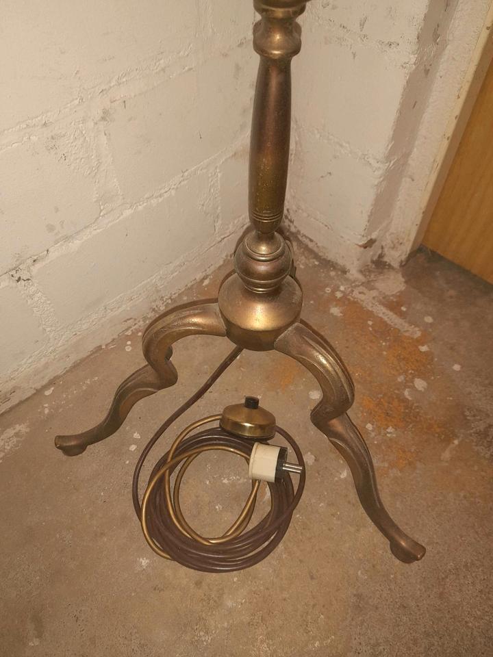 AntikerLampenfuß Messing Kinderzimmer Strahler Lampe Spot in Hünstetten