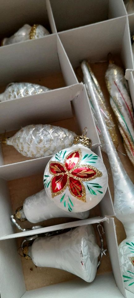 Weihnachtsbaumkugeln Konvolut Weihnachtschmuck in Rudolstadt