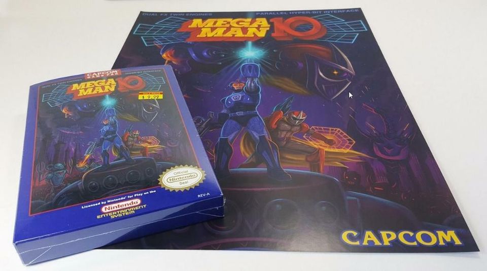 Original NES Mega Man 10 Press Kit - sealed in Eiselfing