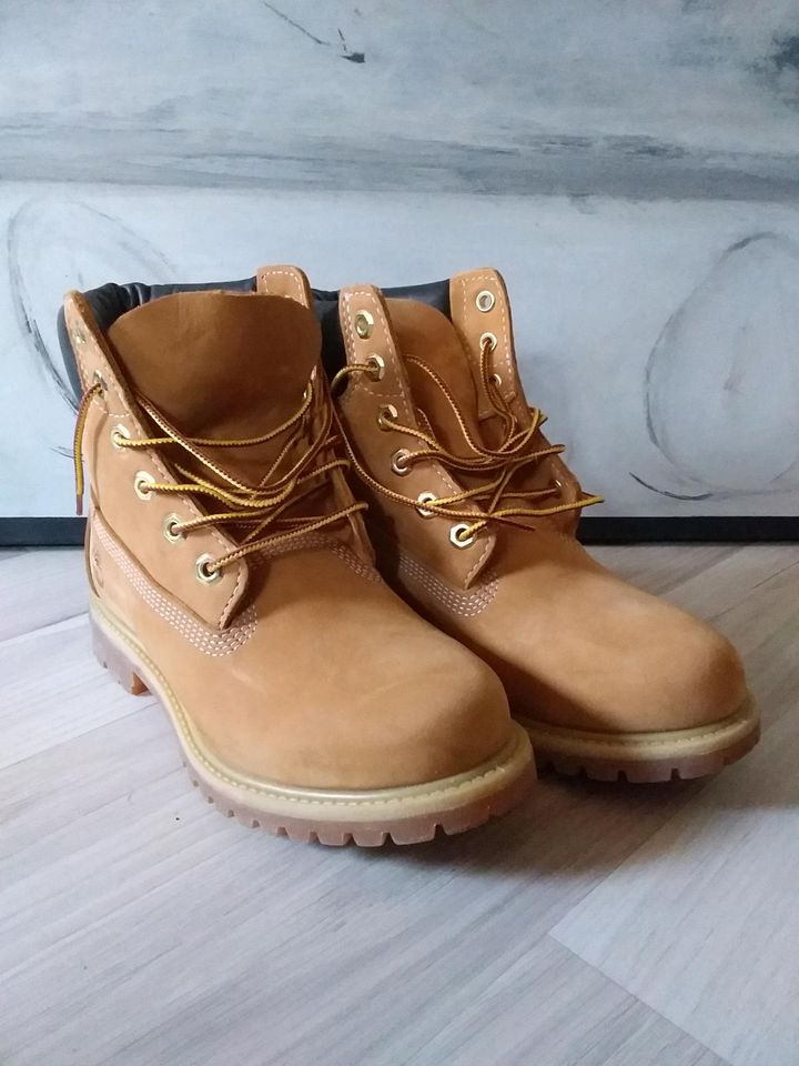 Timberland Boots, Stiefeletten, Größe 37, wheat, neuwertig in Hagen