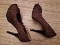 Pumps High Heels schwarz Glitzer 39/40 Deichmann Dortmund - Kirchhörde Vorschau