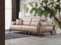 Beige Sofa Dreisitzer Luxus Designer Wohnzimmer Polstersofas Baden-Württemberg - Burgrieden Vorschau