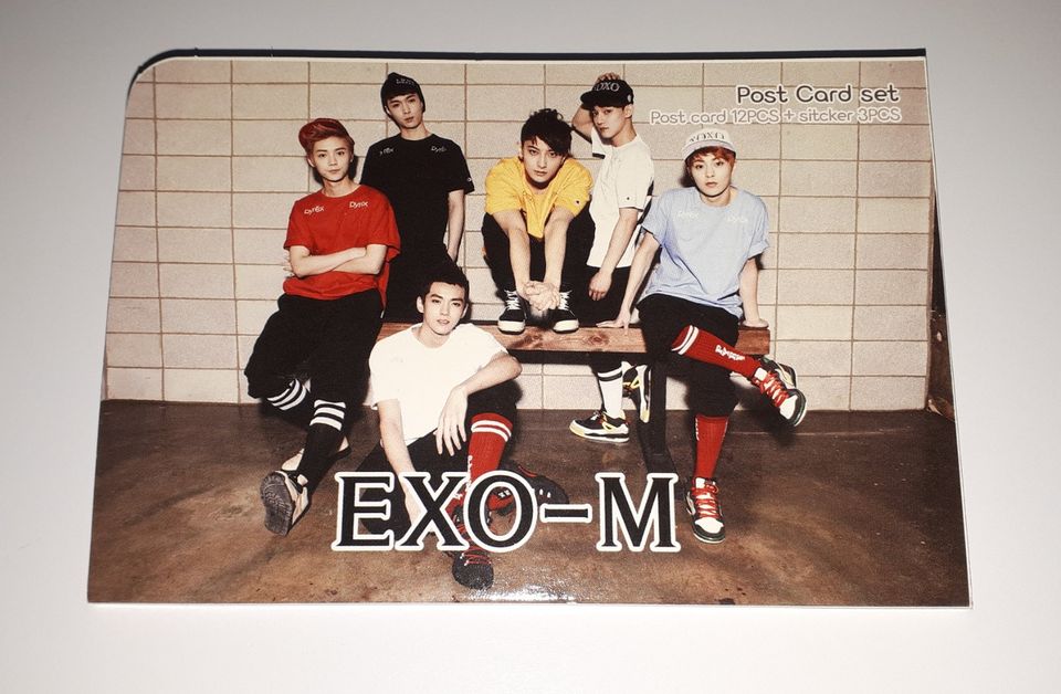 EXO - M | 12 Post Cards + Sticker | Kpop in Bünde