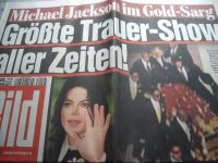 BILD ZEITUNG ☀️ 8 Juli 2009 ☀️ MICHAEL JACKSON ☀️ Größte Trauer☀️ Nordrhein-Westfalen - Bottrop Vorschau