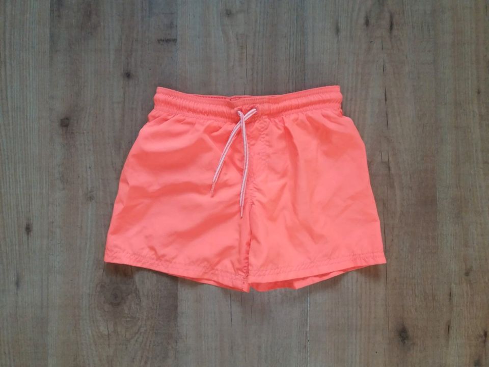 H&M Badehose Badeshorts * H&M Schwimmhose, Gr. 110-116 Orange in Kerpen