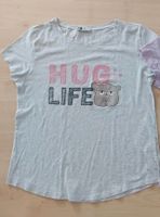 Mädchen T-Shirt "HUG LIFE" New Yorker Gr. L Saarland - Lebach Vorschau