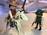 Retro! Playmobilfiguren: 2 Cowboys + Pferd - 80er Jahre Baden-Württemberg - Gengenbach Vorschau