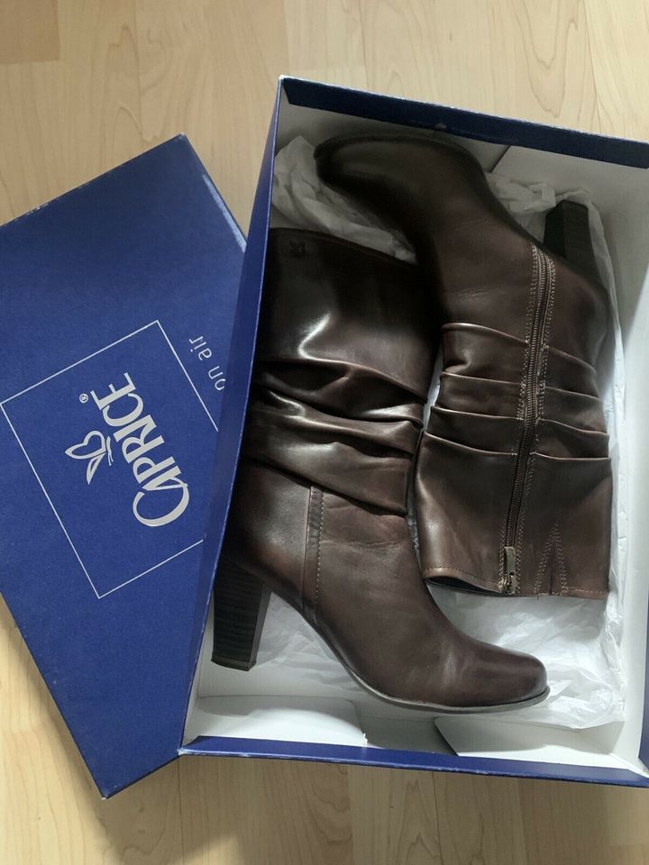 Damen-Stiefel von Caprice, braun, Gr. 37,5 in Rastatt