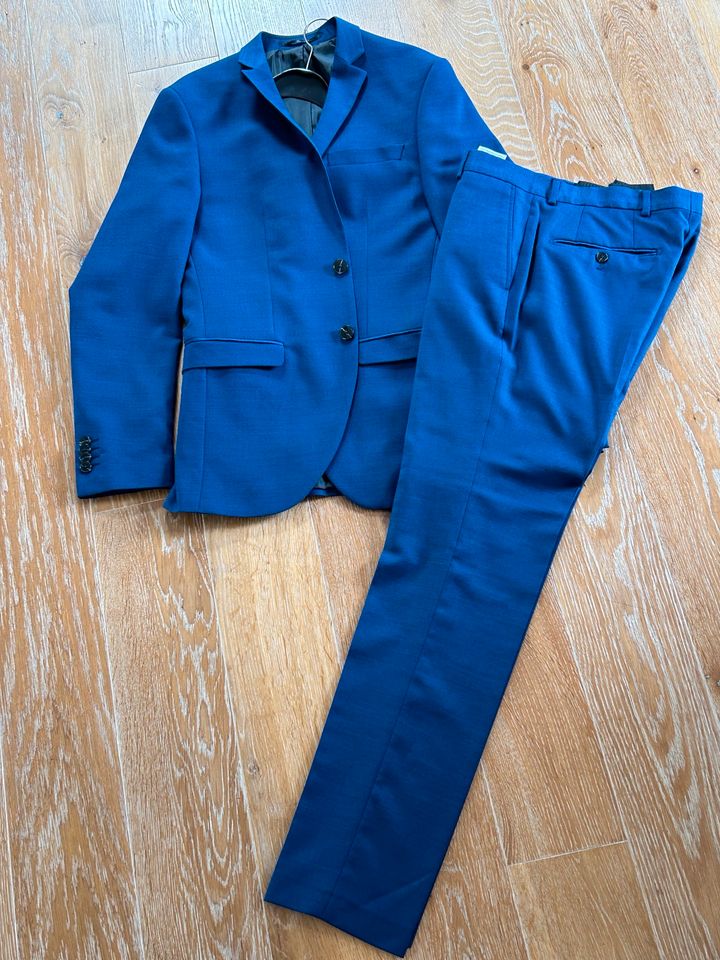 Blauer Anzug • Jack & Jones • 46 • 1x getragen • wie neu in Bergisch Gladbach