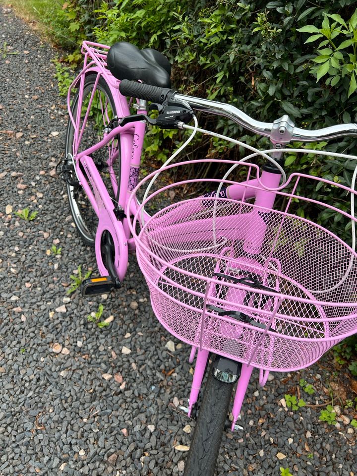 Damen Fahrrad City Bike Hollandrad 28“ 50er rosa pink schw in Arnstadt