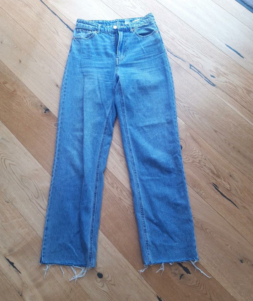 Jeans H&M, high waist, loose straight, Damen 36 in Fürth