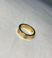 Cartier Love Ring, 750er Gelbgold, 3 Diamanten,  Größe 51 Dortmund - Mengede Vorschau