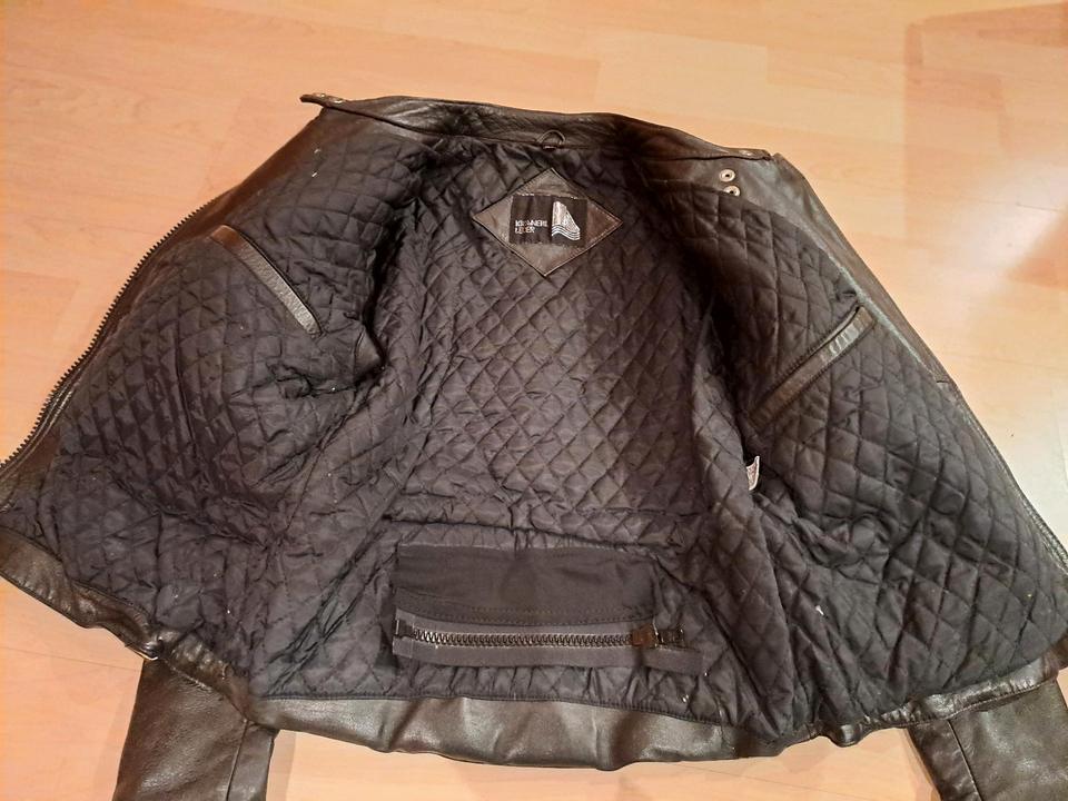 Krawehl Lederjacke Motorrad Leder Jacke gr 40 38 36 Oldtimer in Wissen