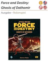 SUCHE: Star Wars Force and Destiny - Ghosts of Dathomir - RPG Aachen - Aachen-Mitte Vorschau