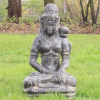 Sitzende Devi aus Stein Garten Dewi Buddha Lavastein 45 cm Bochum - Bochum-Wattenscheid Vorschau