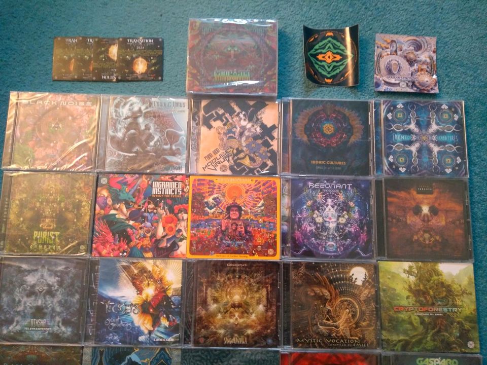 Sangoma Records Album CDs Goa Psy Trance Forest Daksinamurti in Lauterbach (Hessen)