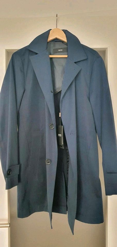 *NEU* Hugo Boss Mantel - Navy Dais15 Regular Fit Coat in Berlin