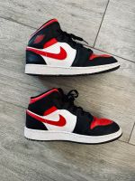 Air Jordan 1 Mid Black Fire Red Baden-Württemberg - Westhausen Vorschau