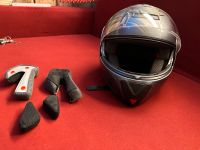 Motorradhelm, Klapphelm, Sonnenblende, silber Bayern - Bayreuth Vorschau