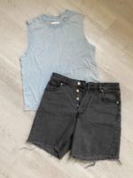 Sommer-Set, kurze Jeans (H&M) + Top (Monki) Gr. S/XS Berlin - Pankow Vorschau