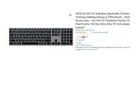 ATECHI Slim X3 Kabellose Bluetooth Tastatur - neu Thüringen - Gotha Vorschau