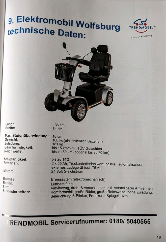 Elektromobile für Senioren AOK shopper in Stadtlauringen