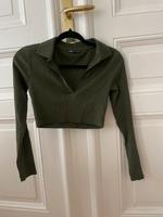 zara damen bluse khaki grün Gr. S bauchfrei Berlin - Charlottenburg Vorschau