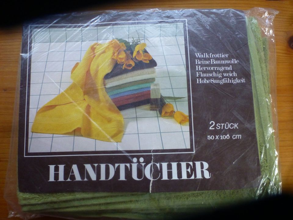 Handtuchset gelb/grün in Grünkraut