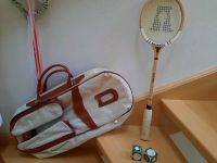 Squash Schläger mit Tasche vintage,retro,Weihnachten,Holzschläger Hessen - Habichtswald Vorschau