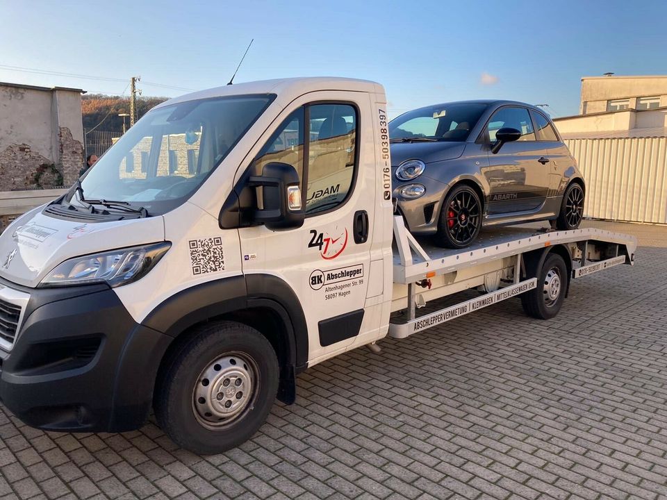 Abschleppwagen,Autotransporter, zu mieten LKW 3,5t abschleppen in Hagen