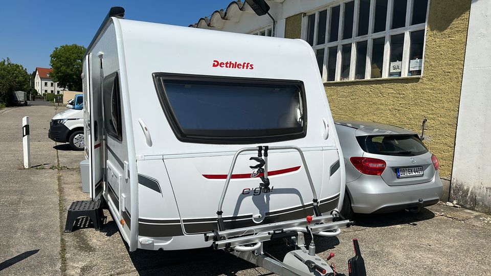 Zu vermieten, Dethleffs Wohnwagen mit 6 Betten Klimaanlage in Dresden