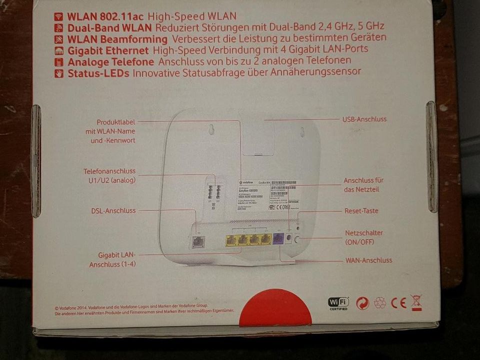 Vodafone Router Wifi Easy Box 804 in Hannover