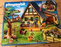 Playmobil 4207 Forsthaus mit Tierpflegestation Niedersachsen - Sibbesse  Vorschau