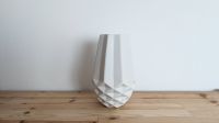 IKEA Vase Keramik Origami weiß Dekoration Blumenvase geometrisch München - Laim Vorschau