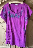 Shirt lila Beere edc kurzärmlig Gr. XL Baumwolle Bayern - Kempten Vorschau