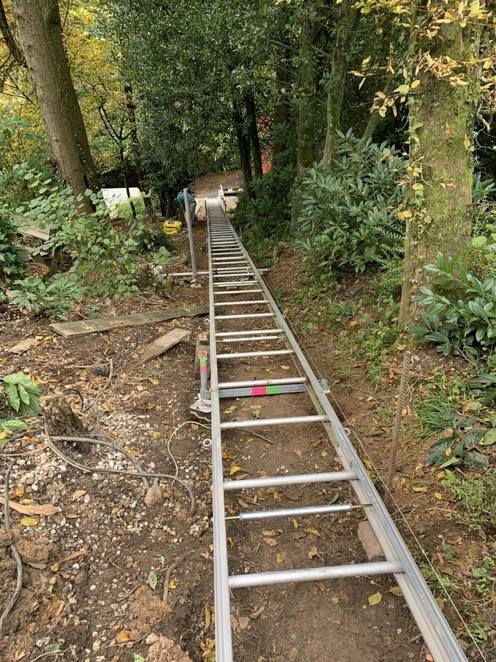 Hanglift Hangaufzug Siegen Montage Festeinbau montieren mieten in Hirzenhain