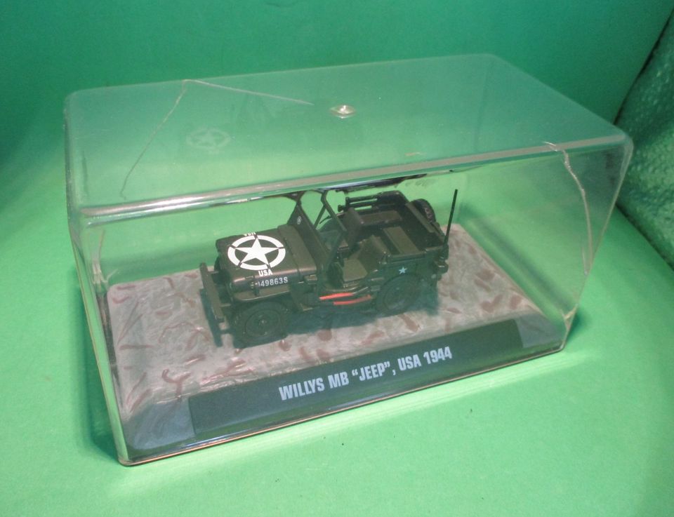 WILLYS MB "JEEP" Modellauto (USA 1944), D´Agostini 1:43 in Hermeskeil