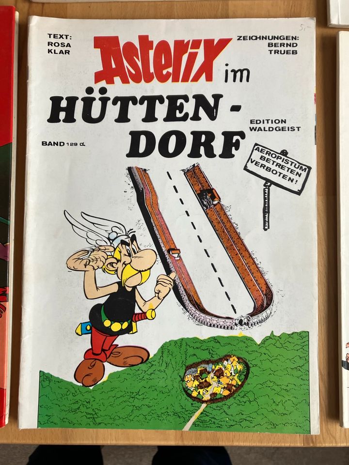 Asterix Comic 6 Stk. Asterix erobert Rom, Hüttendorf, LP Vinyl in Raubling