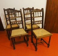 4 Antike Stühle mit "Wiener Geflecht" Hessen - Pfungstadt Vorschau
