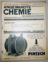 ca. 50 Zeitschriften „Angewandte Chemie“ von 1934 und 1939 Sachsen-Anhalt - Kemberg Vorschau