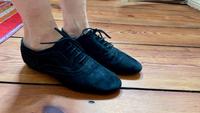 Akira Leder Schwarze Damenschuhe 36 Halbschuhe Friedrichshain-Kreuzberg - Kreuzberg Vorschau