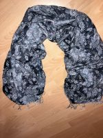 Schal Tuch mit Muster schwarz grau Hessen - Knüllwald Vorschau